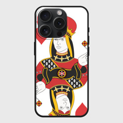 Чехол силиконовый для Apple iPhone 15 Pro матовый Дама