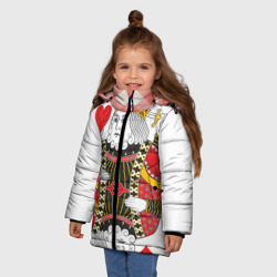 Зимняя куртка для девочек 3D Король - фото 2