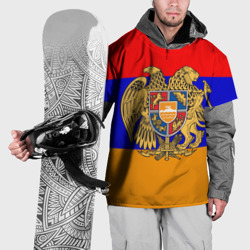 Накидка на куртку 3D Герб и флаг Армении