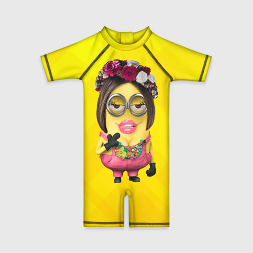 Детский купальный костюм 3D Дамочка, цвет 3D печать - фото 2