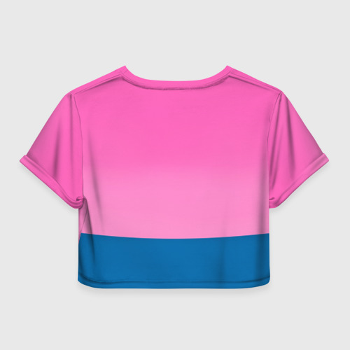 Женская футболка Crop-top 3D Мардж, цвет 3D печать - фото 2