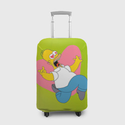 Чехол для чемодана 3D Гомер