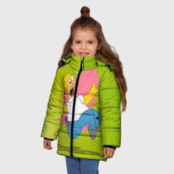 Зимняя куртка для девочек 3D Гомер - фото 2