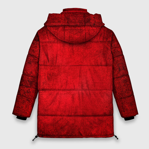 Женская зимняя куртка Oversize Любимая жена, цвет красный - фото 2