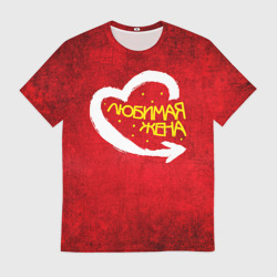 Мужская футболка 3D Любимая жена