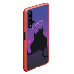 Чехол для Honor 20 Котик и киска - фото 2