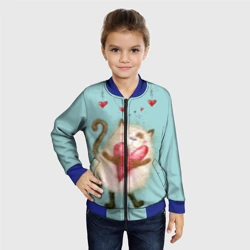 Детский бомбер 3D Котик - фото 2