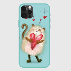Чехол для iPhone 12 Pro Котик