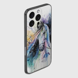 Чехол для iPhone 16 Pro Max силиконовый с защитой камеры Лошадь. Арт 3 - фото 2