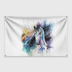 Флаг-баннер Лошадь. Арт 3