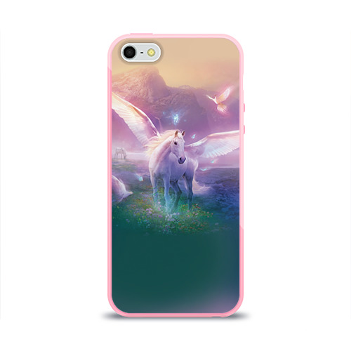 Чехол для Apple iPhone 5/5S силиконовый глянцевый Пегас Фото 01 Чехол для Apple iPhone 5/5S силиконовый глянцевый Пегас Фото 01