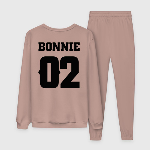 Мужской костюм хлопок Bonnie, цвет пыльно-розовый - фото 2