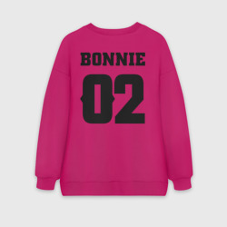 Женский свитшот oversize без начеса хлопок Bonnie