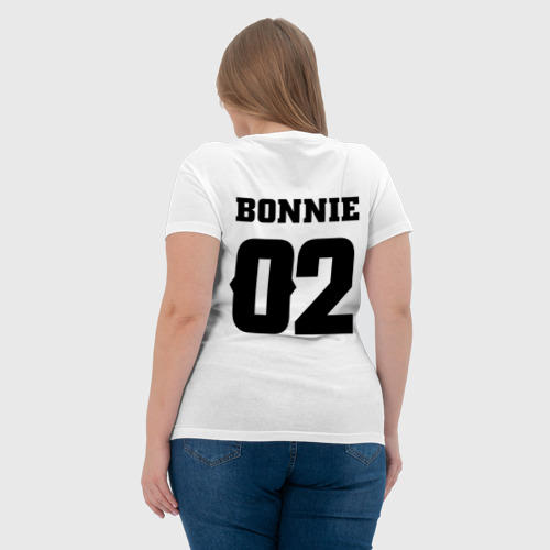 Женская футболка хлопок Bonnie, цвет белый - фото 7