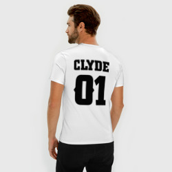 Мужская футболка хлопок Slim Clyde - фото 2