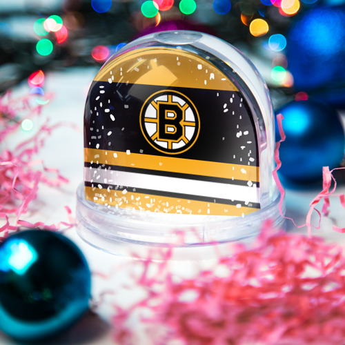 Игрушка Снежный шар Boston Bruins - фото 3