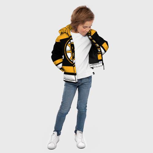 Зимняя куртка для мальчиков 3D Boston Bruins, цвет черный - фото 5