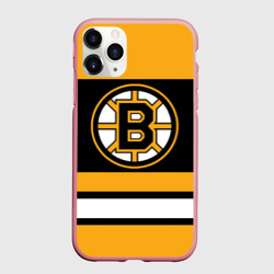 Чехол для iPhone 11 Pro Max матовый Boston Bruins