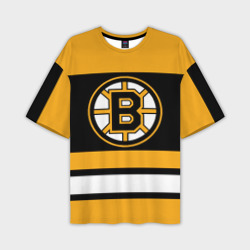 Мужская футболка oversize 3D Boston Bruins