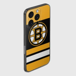 Чехол для iPhone 16 Pro Max силиконовый с защитой камеры Boston Bruins - фото 2