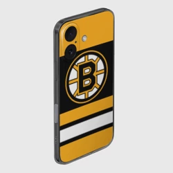Чехол для iPhone 16 силиконовый с защитой камеры Boston Bruins - фото 2