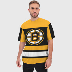 Мужская футболка oversize 3D Boston Bruins - фото 2