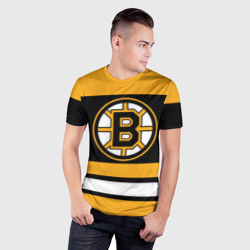 Мужская футболка 3D Slim Boston Bruins - фото 2