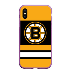 Чехол для iPhone XS Max матовый Boston Bruins