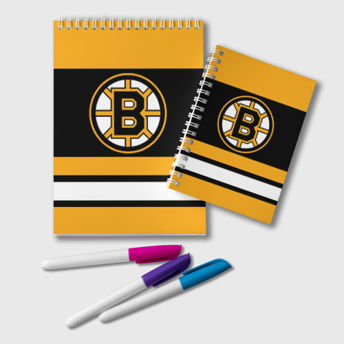 Блокнот Boston Bruins, цвет белый