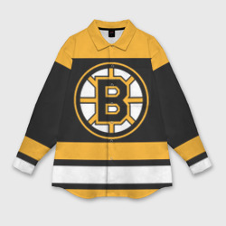 Женская рубашка oversize 3D Boston Bruins