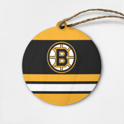 Деревянная игрушка круг Boston Bruins