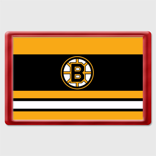 Магнит 45*70 Boston Bruins, цвет красный