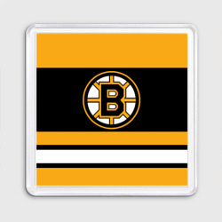 Магнит 55*55 Boston Bruins