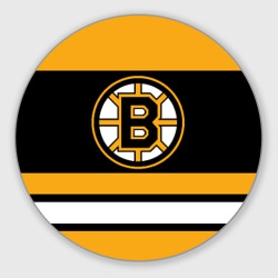 Круглый коврик для мышки Boston Bruins