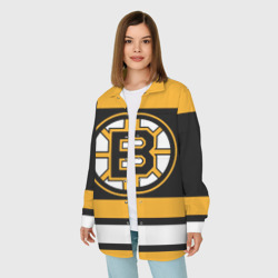 Женская рубашка oversize 3D Boston Bruins - фото 2