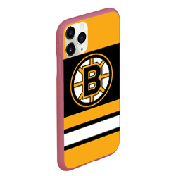 Чехол для iPhone 11 Pro Max матовый Boston Bruins - фото 2