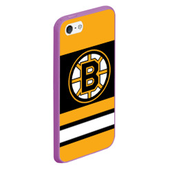 Чехол для iPhone 5/5S матовый Boston Bruins - фото 2