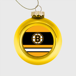 Стеклянный ёлочный шар Boston Bruins