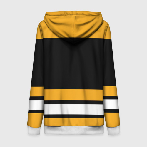 Женская толстовка 3D на молнии Boston Bruins, цвет белый - фото 2