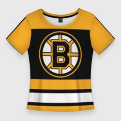 Женская футболка 3D Slim Boston Bruins