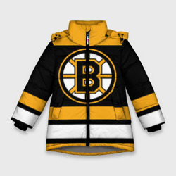 Зимняя куртка для девочек 3D Boston Bruins