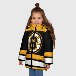 Зимняя куртка для девочек 3D Boston Bruins - фото 2