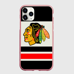 Чехол для iPhone 11 Pro Max матовый Chicago Blackhawks