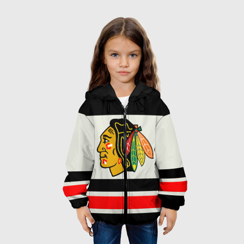 Детская куртка 3D Chicago Blackhawks, цвет черный - фото 4