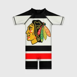 Детский купальный костюм 3D Chicago Blackhawks