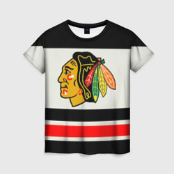 Женская футболка 3D Chicago Blackhawks