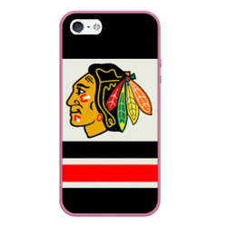 Чехол для iPhone 5/5S матовый Chicago Blackhawks