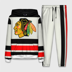 Женский костюм с толстовкой 3D Chicago Blackhawks