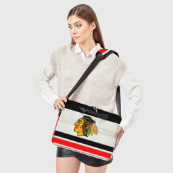 Сумка для ноутбука 3D Chicago Blackhawks - фото 2