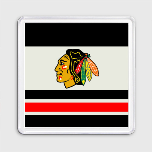 Магнит 55*55 Chicago Blackhawks